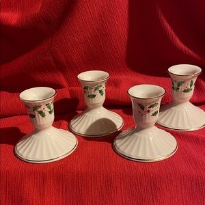 NEW Lenox Floral Candle Holders